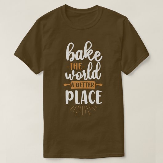 Bake Baking Rolling Pin  Tシャツ (デザイン正面)
