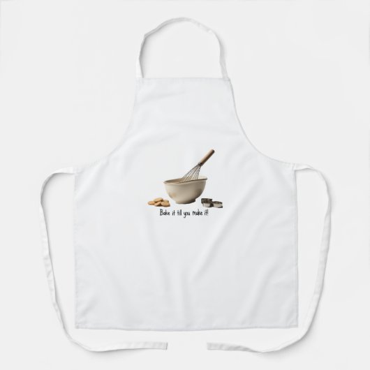 Bake it til you make it Apron エプロン (正面)