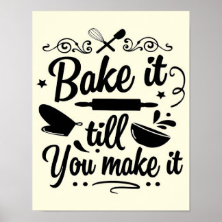Bake It Till You Make It Cooking Baking ポスター
