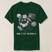 Bake it Till you make it funny Baker Baking Tシャツ (デザイン正面)