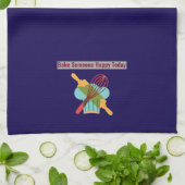 Bake Someone Happy Kitchen Towel キッチンタオル (折り畳み)