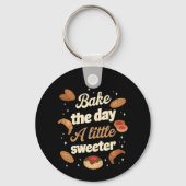 Bake the day a little sweeter キーホルダー (裏面)