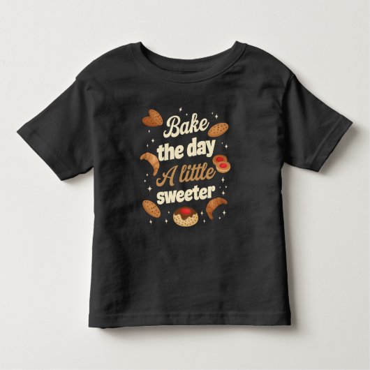 Bake the day a little sweeter トドラーTシャツ (正面)