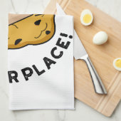 Bake The World A Better Placeかわいいベーキングパン キッチンタオル (四つ折り)