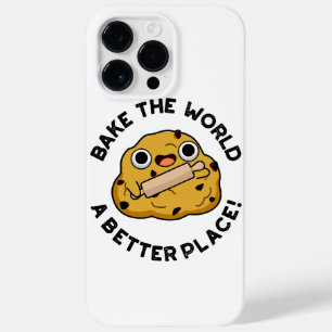 Bake The World A Better Placeかわいいベーキングパン Case-Mate iPhone 14 Pro Maxケース