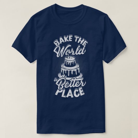 Bake the world a better place Flavortown Eat & Co Tシャツ (デザイン正面)