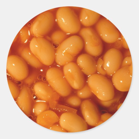 Baked Beans ラウンドシール (正面)
