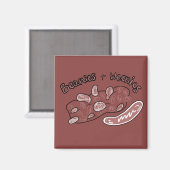 Baked Beans and Hot Dogs, Nostalgia Magnet マグネット (正面/裏面)