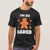 Baked Gingerbread Man Costume Christmas Cookie Tシャツ (正面)