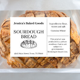 Baked Good Cottage Bakery Product Label SD01_1rt フードラベル
