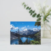 baker湖からのMtのパン屋の高山の意見 ポストカード (スタンド正面)