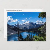 baker湖からのMtのパン屋の高山の意見 ポストカード (正面/裏面)