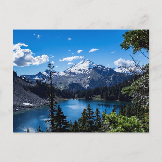 baker湖からのMtのパン屋の高山の意見 ポストカード (正面)