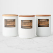 Baker転がのPin素朴製品ラベル3"x2" フードラベル (ボトル)