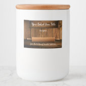 Baker転がのPin素朴製品ラベル3"x2" フードラベル (正面)