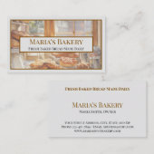 Baker Bakery Store Cafe Business Card 名刺 (正面/裏面)