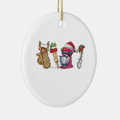 Baker Baking Bake Bakery Kitchen Worke セラミックオーナメント (右)