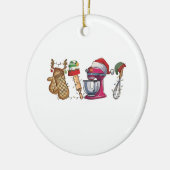 Baker Baking Bake Bakery Kitchen Worke セラミックオーナメント (左)