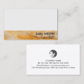 Baker Baking Bakery Business Card 名刺 (正面/裏面)