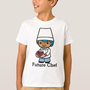 Baker / Chef boy with Chocolate Cake Coffee Tシャツ