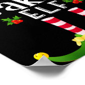 Baker Christmas Elf Matching Pajama X-mas Party  ポスター (角)