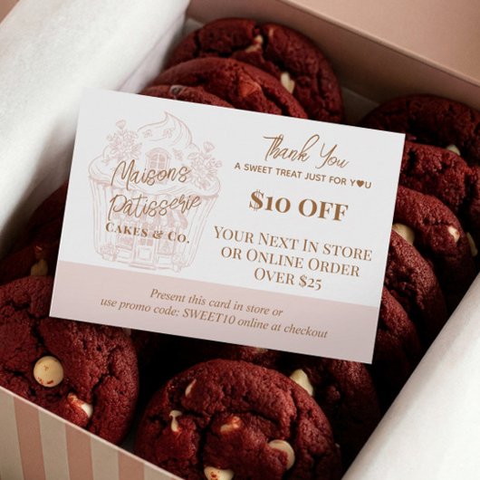 Baker Cupcake サンクス プロモコード ペストリー ベーカリー 割引カード