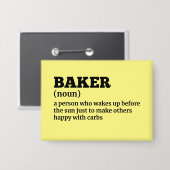 Baker Definition Humor 缶バッジ (正面/裏面)