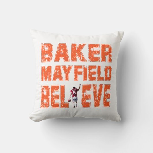 Baker Mayfield Essential Cool T-shirt  Essential クッション (正面)