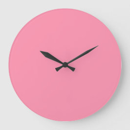 Baker-Miller Pink Solid Color ラージ壁時計