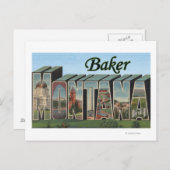 Baker, MontanaLarge Letter ScenesBaker, MT ポストカード (正面/裏面)