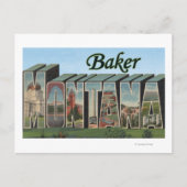 Baker, MontanaLarge Letter ScenesBaker, MT ポストカード (正面)