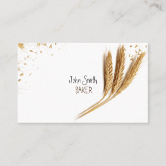 Baker (panadero) tarjeta visita 名刺