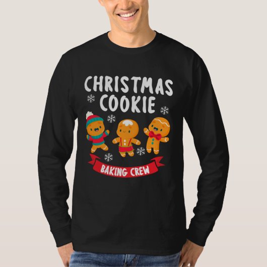 Bakers Christmas Cookie Crew Family Baking Team Gi Tシャツ (正面)