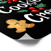 Bakers Christmas Cookie Crew Family Baking Team Ho ポスター (角)