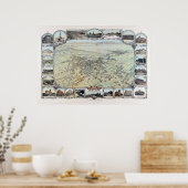 BakersField California 1901ヴィンテージポスター ポスター (キッチン)