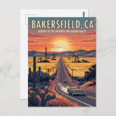 Bakersfield California Central Valley ポストカード (正面/裏面)