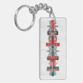 Bakersfield California Skyline キーホルダー (正面左)