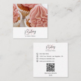 Bakery モノグラム ロゴ 写真 QR 名刺