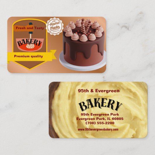 bakery 名刺 (正面/裏面)