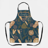 Bakery Bliss: Artisan Bread & Barley, Teal エプロン (正面)