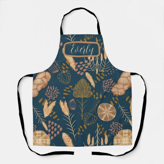 Bakery Bliss: Artisan Bread & Barley, Teal エプロン (正面)