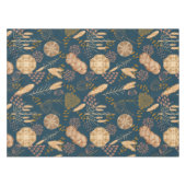 Bakery Bliss: Artisan Bread & Barley, Teal テーブルクロス (正面(横))