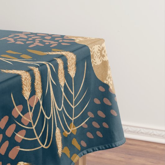 Bakery Bliss: Artisan Bread & Barley, Teal テーブルクロス (インサイチュ)