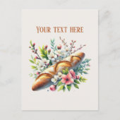Bakery bread add message business name  ポストカード (正面)