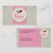 Bakery Business card 名刺 (正面/裏面)