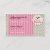 Bakery Business card 名刺 (裏面)