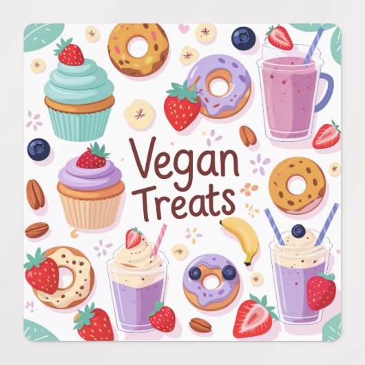 Bakery business themed stickers ラベル (デザイン1)