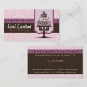 Bakery/Cakes/Sweets Creations 名刺 (正面/裏面)