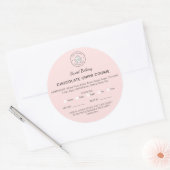 Bakery Cottage Food Law クッキー ラウンドシール (封筒)