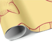 Bakery, croissant, food vintage seamless pattern ラッピングペーパー (ロールコーナー)